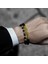 No.6 Boyutu 2 Parça Taç Erkek Bilezik Set Moda Altın Renk El Yapımı Yeni Strand Taş Boncuk Bilezik Erkek Takıları Için Pulsera Hombre (Yurt Dışından) 4