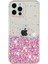 iPhone 12 Pro Max Için 6.7 Inç Tpu Kılıf Epoksi Parıltılı Işıltılı Parlak Telefon Kapağı-Pembe (Yurt Dışından) 2