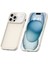 iPhone 15 Pro Max Için Silikon Kılıf Anti-Düşme Telefon Kılıfı Aromaterapi Tabletli-Antik Beyaz (Yurt Dışından) 1