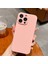 iPhone 13 Pro Pc Telefon Kılıfı Için Ka Kaplamalı Ten Temaslı Koruyucu Telefon Kapağı-Pembe (Yurt Dışından) 1