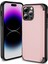 iPhone 14 Pro Max Için Kart Tutucu Kılıf Flip Kickstand Tpu+Pc Koruyucu Telefon Kapağı-Pembe (Yurt Dışından) 1
