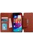 iPhone 15 Plus Için Cüzdan Kılıf Deri Çıkarılabilir 2'si 1 Arada Tasarım Telefon Standı Kapağı-Kahverengi (Yurt Dışından) 4