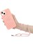 iPhone 14 Plus Kılıf Için Tpu Isı Dağılımı Kickstand Telefon Kapağı Kordonlu-Pembe (Yurt Dışından) 2