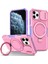 iPhone 11 Pro Kılıf Magsafe Pc+Tpu Kamera Koruma Telefon Kılıfı ile Uyumlu-Mor/pembe (Yurt Dışından) 1