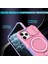 iPhone 11 Pro Kılıf Magsafe Pc+Tpu Kamera Koruma Telefon Kılıfı ile Uyumlu-Mor/pembe (Yurt Dışından) 3