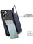 iPhone 15 Pro Için Kılıf Tpu+Pc Telefon Kabuğu, Kart Yuvası ve Flip Kickstand-Safir (Yurt Dışından) 2
