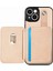 iPhone 15 Plus Için Karbon Fiber Doku Kılıfı Kart Bıçağı Aracı ile Darbeye Dayanıklı Telefon Kapağı-Haki (Yurt Dışından) 3
