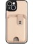 iPhone 15 Plus Için Karbon Fiber Doku Kılıfı Kart Bıçağı Aracı ile Darbeye Dayanıklı Telefon Kapağı-Haki (Yurt Dışından) 5