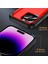 iPhone 15 Pro Için Kılıf Tpu+Pc Telefon Kabuğu, Kart Yuvası ve Çevirme Çubuğu-Kırmızı (Yurt Dışından) 5