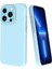 iPhone 13 Pro Için Sıvı Silikon Kılıf Dopamin Tasarım Lensli Koruyucu Telefon Kılıfı Film-Mavi (Yurt Dışından) 1