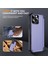 iPhone 13 Pro Için Kılıf Tpu+Pc Telefon Kılıfı ve Kickstand/kart Tutucu Yuvası-Açık Mor (Yurt Dışından) 3