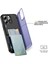 iPhone 13 Pro Için Kılıf Tpu+Pc Telefon Kılıfı ve Kickstand/kart Tutucu Yuvası-Açık Mor (Yurt Dışından) 4