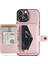 Jeehood iPhone 14 Pro Max Kılıf 2'si 1 Arada Deri+Tpu Telefon Kapağı Çıkarılabilir Kart Tutucu-Pembe (Yurt Dışından) 2