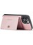 Jeehood iPhone 14 Pro Max Kılıf 2'si 1 Arada Deri+Tpu Telefon Kapağı Çıkarılabilir Kart Tutucu-Pembe (Yurt Dışından) 4