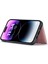 Jeehood iPhone 14 Pro Max Kılıf 2'si 1 Arada Deri+Tpu Telefon Kapağı Çıkarılabilir Kart Tutucu-Pembe (Yurt Dışından) 5