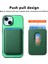 iPhone 14 Kılıf Magsafe Çıkarılabilir Kart Çantası Telefon Kılıfı-Yeşil (Yurt Dışından) 4