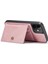 Jeehood iPhone 12/12 Pro Kılıf Deri Telefon Arka Kapak Manyetik Çıkarılabilir Kart Çantası-Pembe (Yurt Dışından) 3