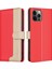 Bınfen Renk iPhone 15 Pro Max Için Deri Kılıf Rfıd Engelleme Cüzdan-Kırmızı (Yurt Dışından) 1