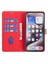 Bınfen Renk iPhone 15 Pro Max Için Deri Kılıf Rfıd Engelleme Cüzdan-Kırmızı (Yurt Dışından) 5