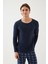Erkek Soft Touch Uzun Kollu Alt Ekose Desenli Pijama Takımı 4