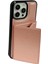 iPhone 13 Pro Için Kart Tutuculu Deri+Tpu Telefon Kılıfı Çıkarılabilir-Pembe Altın (Yurt Dışından) 3