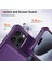 ZM11 iPhone 14 Pro Max Için Kickstand Kılıf Kart Yuvaları Pu Deri+Tpu Telefon Kapağı-Mor (Yurt Dışından) 5