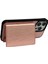 iPhone 15 Pro Kılıf Deri+Tpu Telefon Kılıfı Kart Sahibinin Kickstand-Pembe Altın (Yurt Dışından) 4