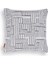 Abby Bukle Etro Desen 45*45 Kırlent Siyah & Beyaz 1