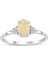 Opal Oval Tektaş Pırlanta Yüzük 1