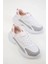 Texa Ortopedik Kadın Spor Ayakkabı Sneakers - Beyaz Pudra 3