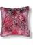 Oliva Damask Renkli Kadife 50*50 Biyeli Kırlent Çok Renkli 1