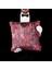 Celina Damask Renkli Kadife Kabartmalı 50*50 Biyeli Kırlent Çok Renkli 2