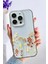 Apple iPhone 13 Pro Max Uyumlu Desenli Şeffaf Silikon Kılıf FLOWER10 1