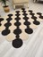 Jüt Hasır Görünümlü Desenli Modern El Örgüsü Dikdörtgen Halı Kilim 3