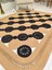 Jüt Hasır Görünümlü Desenli Modern El Örgüsü Dikdörtgen Halı Kilim 1