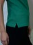 Kadın %100 Pamuk Polo Yaka Büyük Beden Düz T- Shirt 2