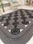 Jüt Hasır Görünümlü Desenli Modern El Örgüsü Dikdörtgen Halı Kilim 1