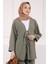 Siyah Ön Bağlamalı Bürümcük Kimono Pantolonlu Takım 4