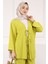 Siyah Ön Bağlamalı Bürümcük Kimono Pantolonlu Takım 4