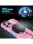 Apple iPhone 13 Pro Için Lens Kapaklı Kılıf Pc+Tpu Telefon Kapağı Magsafe ile Uyumlu-Mor/pembe (Yurt Dışından) 4
