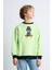 Alexandergardı Baskılı Bisiklet Yaka Çocuk Sweatshirt 1