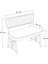 Hayat Serisi Mutfak, Yemek, Bahçe, Kafe, Modern Bench, Puf, 1 Adet - Antrasit 2