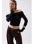 Üçaymoda Omuz Dekolte Straplez Bluz 5