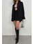 Üçaymoda Oversize Gömlek Büzgülü Şort Takım 2