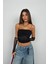 Üçaymoda Kolluk Detay Askılı Tül Bluz 2