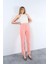 Üçaymoda Strong Düz Pantolon - Pudra 1