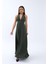 Üçaymoda 6996 Elbise-Haki 1