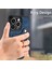 iPhone 15 Pro Max Için Kılıf Rfıd Engelleme Kart Yuvaları Deri+Tpu Halka Çubuğu Kapak-Mavi (Yurt Dışından) 5