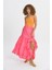 Üçaymoda Audrey Fıfrlı Yırtmaç Detay Etek 4037 1