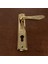 Özen Handles Imza Titanyum ZK19 Zamak Aynalı Yale Çelik Kapı Kolu Sağ Basar Tek Yön 3